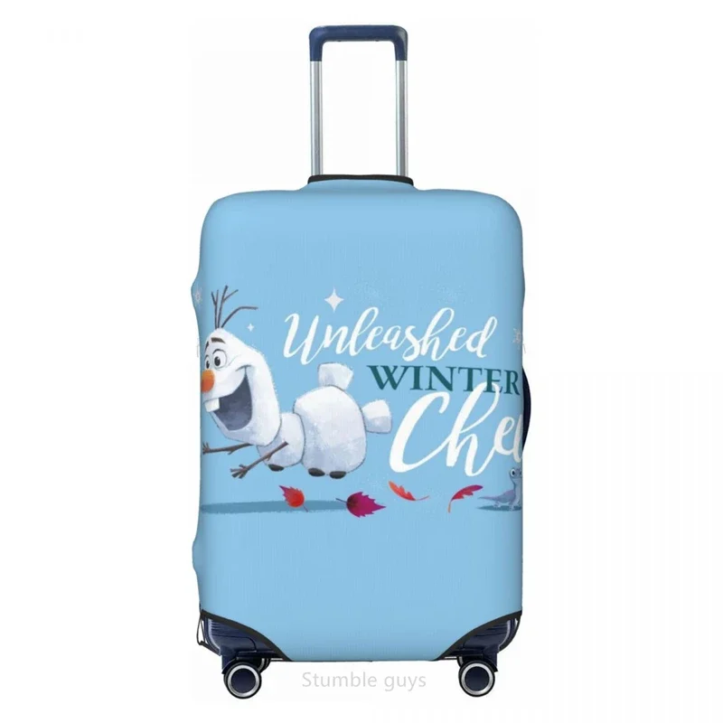 

Защитный чехол для багажа с принтом F-Frozens, устойчивый к царапинам, моющийся, высокоэластичный, подходит для чемоданов 18-32 дюймов, пылезащитный, для путешествий на открытом воздухе