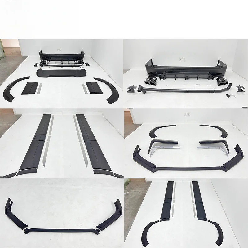 High Quality Japan Style Body Kit Front Lip Rear Bumper Over Fender Spoiler For Hiace H300 2019 Facelift