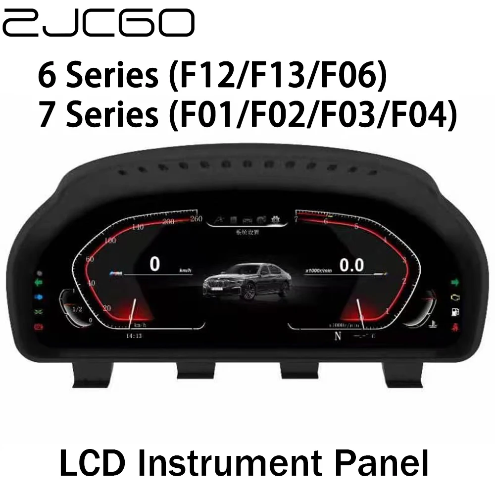 

ZJCGO Auto Accessories 12.3“ LCD Instrument Dash Panel Board Meter Screen for BMW 6 7 Series F12 F13 F06 F01 F02 F03 F04