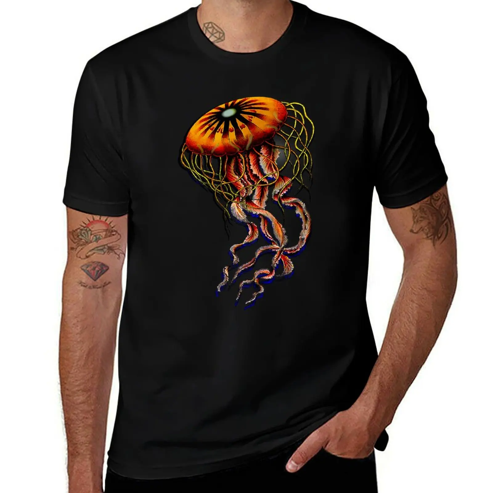 

Jellyfish T-Shirt Minimalist Casual Short Sleeve Top