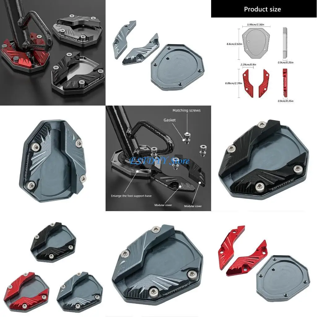 

G6DE Scooter Side Stand Replacement Kickstand Foot Side Stand Extension Pad