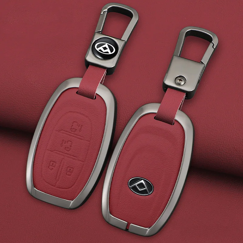 

Car Key Case Cover For Saic Maxus G10 G60 G50 plus D60 G10 G20 T60 T70 RV V90 EUNIQ5 D90 2017 2-DT1 Zinc Alloy Leather Keychain
