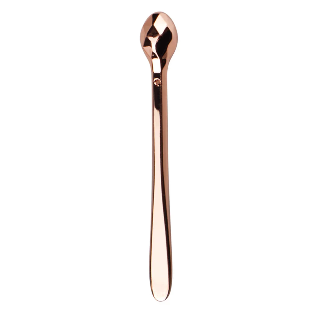 

Practical Zinc Alloy Eye Cream Spoon Small Eye Fatigue Relief Massage Treatments Handy Beauty Tool (Rose Golden)