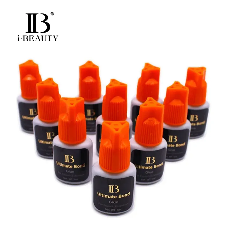 

10 Bottles IB UItimate Bond Glue For Eyelash Extension Korea Original 5ml Fast Drying Strong Lash Glue