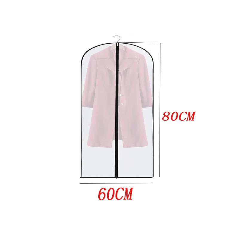 Kleidung Hängen Staub Abdeckung Anzug Mantel Hochzeit Kleid Abdeckung Lagerung Kleiderschrank Hängende Kleidung Organisatoren Kleidung Abdeckung Mit Reißverschluss – Detail 6