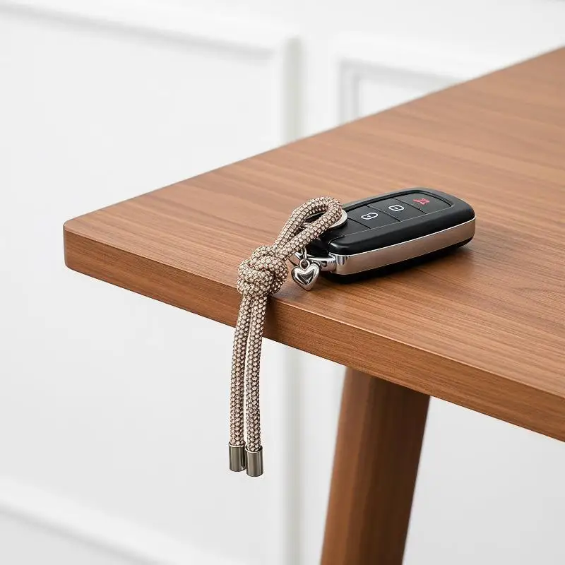 Schmetterlingsknoten-Kristallanhänger Schlüsselanhänger für Handys, zierliche Taschenverzierung, einzigartiges Accessoire für Veranstaltungen. – Detail 5
