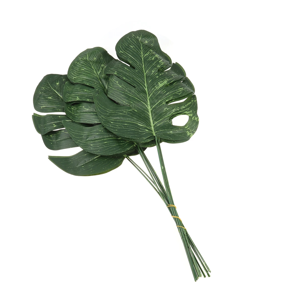 

12 Pcs Leaf Tropical Monstera Decoration Fake Brazil Leaves Home Office Cafe Artificial Simulation Leaves Foliage