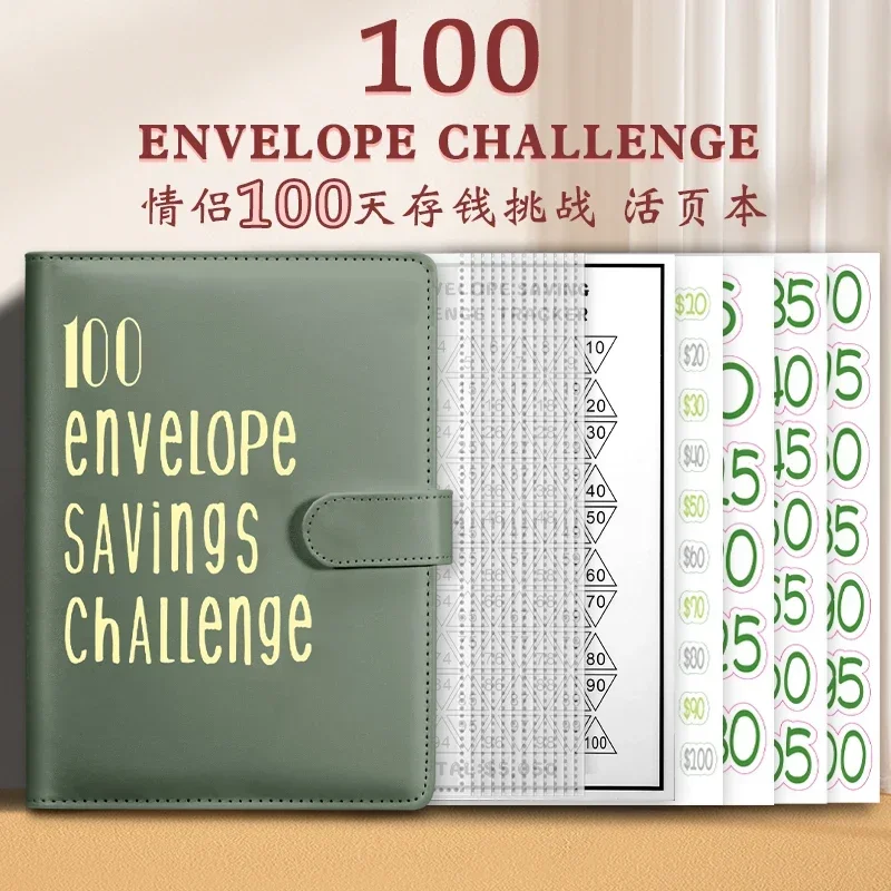 100 Envelope A5 Challenge Binder Easy & Fun Way To Save $5,050 Savings Challenge Binder Couple Budget Binder with Cash Envelopes