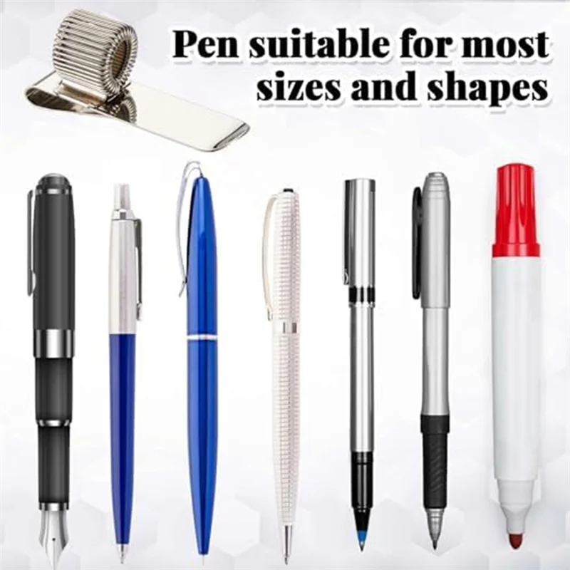 A42Z-Retractable Pen Holder 25.6 Inch Retractable Pen Reel Keychain With Clip For Carpenters Nurse Workers Mechanics
