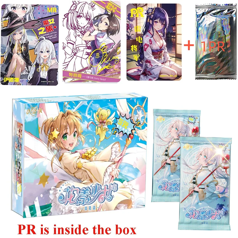 

Goddess Story Flower Girl 5m01 PR Collection Cards Booster Box Anime Cute Girl Bikini Game Card Child Kids Table Toys For Gift