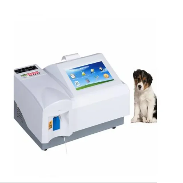 Veterinary use Semi-automatic Biochemical Analyzer Equipmentnt He-ma-to-logy Analyser Biochemistry Analyser 7inch Color display