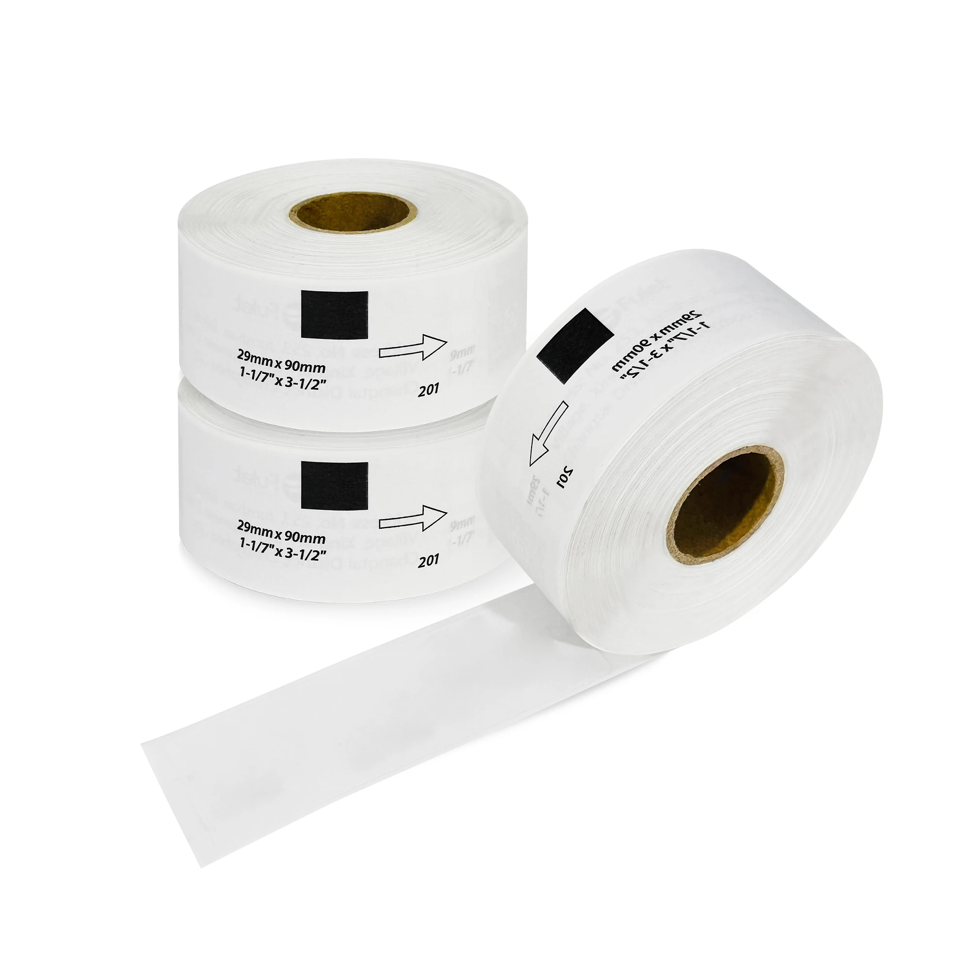 Compatible Brother Printer DK-11201 DK1201 Black on White Self Adhesive Thermal Paper Label (Without label holder / cartridge)
