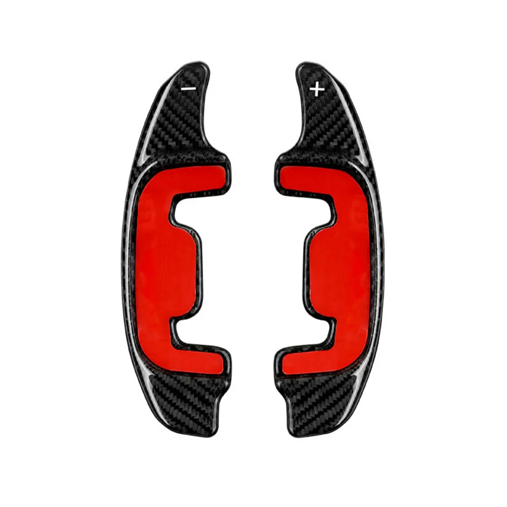 

2Pcs Real Carbon Fiber Car Steering Wheel Shift Paddle For Mercedes-Benz E-Class AMG GT CLS 2022 Paddle Shifter Extension