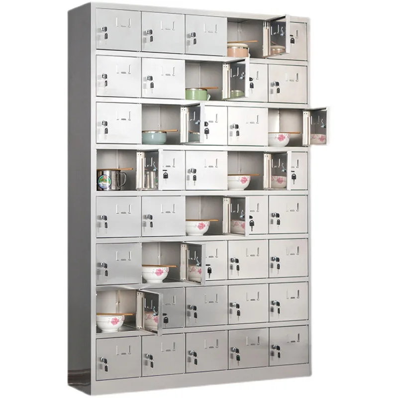 

Stainless Steel Cupboard Cupboard Cupboard Canteen Staff Multi-door Restaurant Chopsticks Storage Cabinet