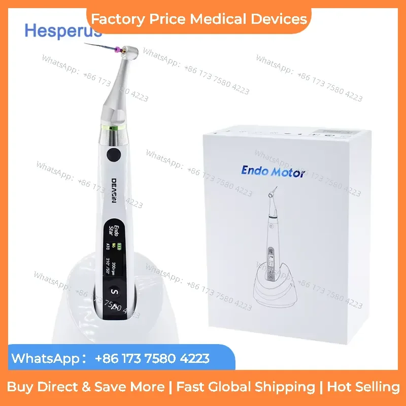 2026 2 in 1 Endo Motor with Apex Locator Wireless Endodontic Treatment LED Endo Motor with 6:1 Mini Head fastshipping