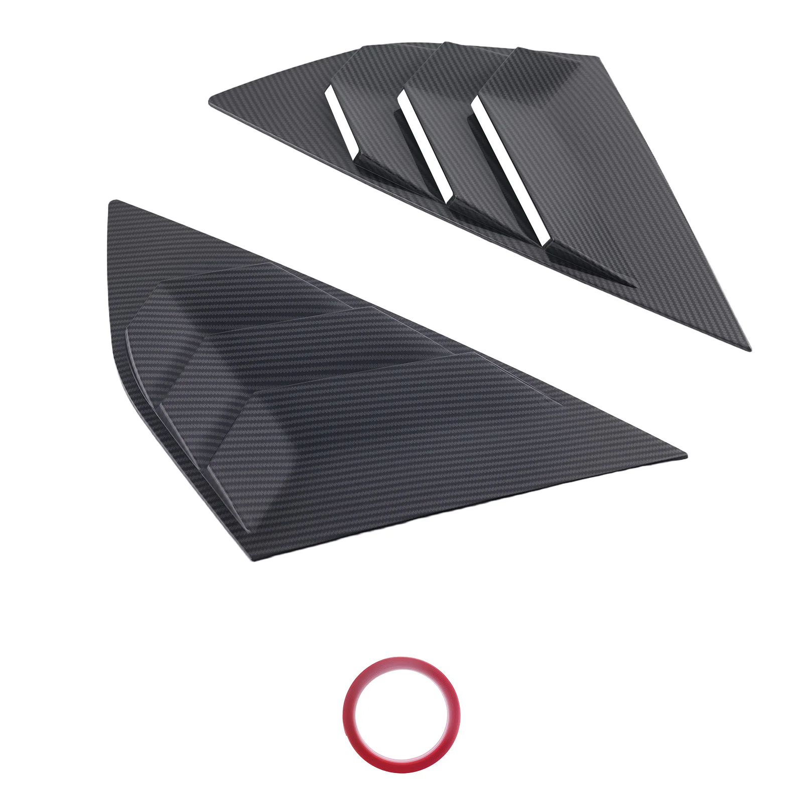 

Carbon Style ABS Side Window Louvers for Ford Focus MK3 2012-2018 Pair