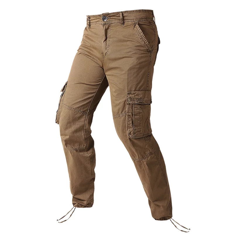 

Ts Men's Straight Leg Casual Pants Trendy Brand Men's Pants mid Waist Zipper Closure Long Trousers All Season Color