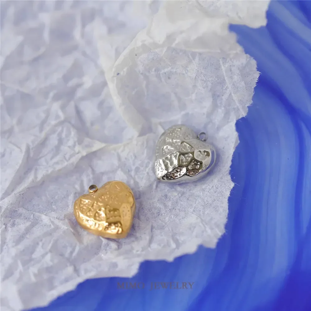 19 Different Styles Silver Gold Titanium Steel Plated 18k Gold DIY Jewelry Bracelet Handmade Chain Charm Pendant Accessories