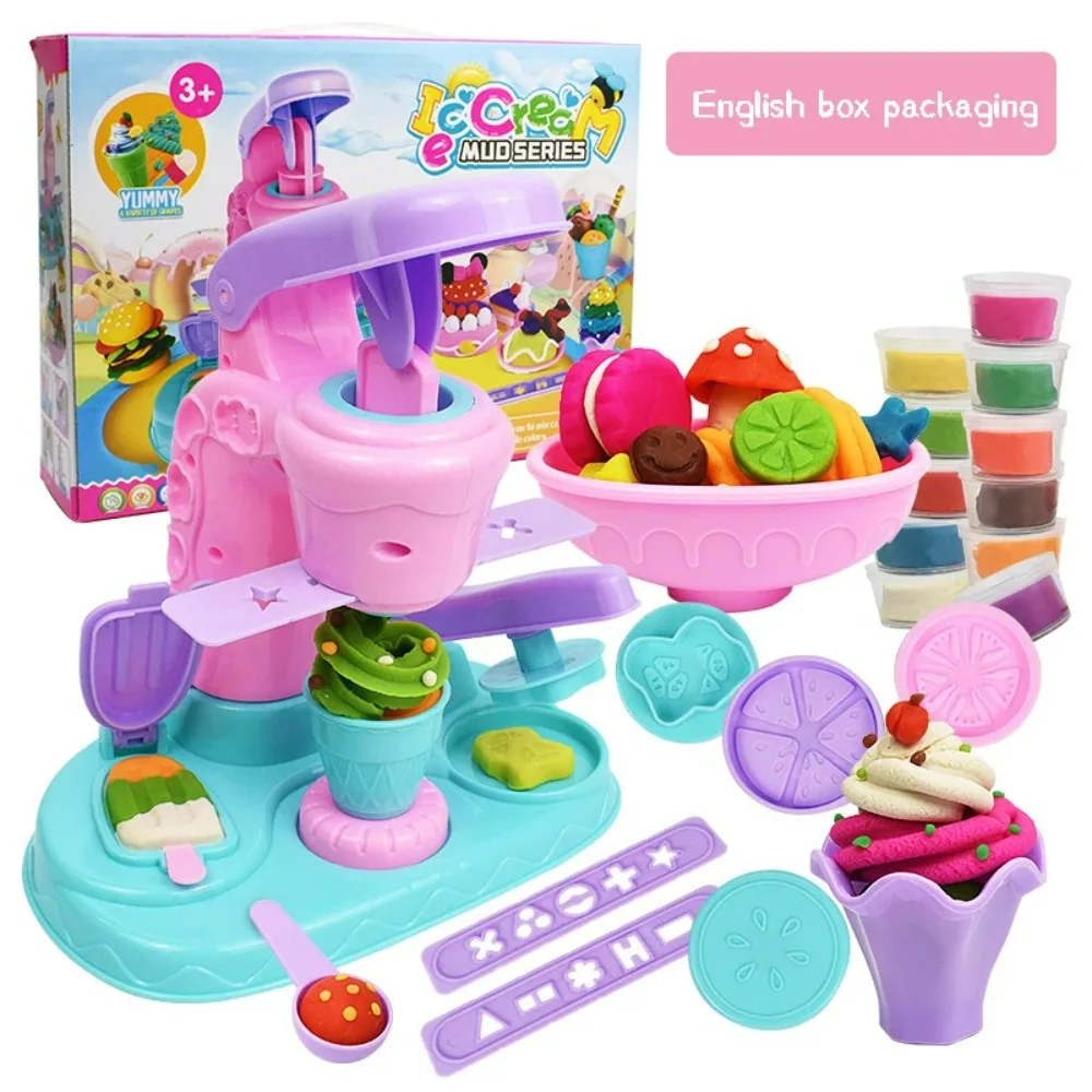 لعبة التعلم المبكر للأطفال، لعبة قالب آلة الآيس كريم المصنوعة يدويًا، ألعاب أطفال تلعب في المنزل، تعليم الألغاز #1