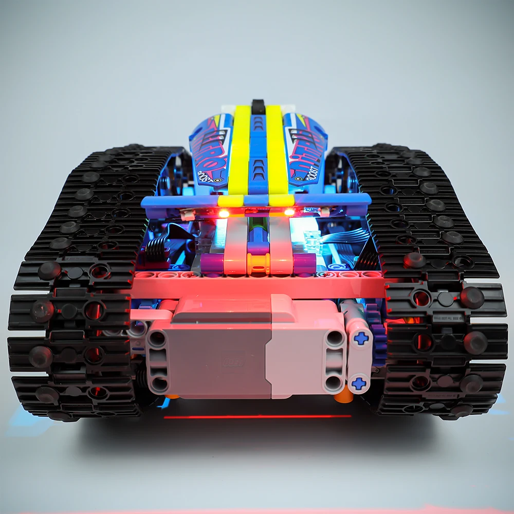 LED Light Kit For 42140 App-Controlled Transformation Vehicle Building Blocks Car Toys Set Only Lighting No Model