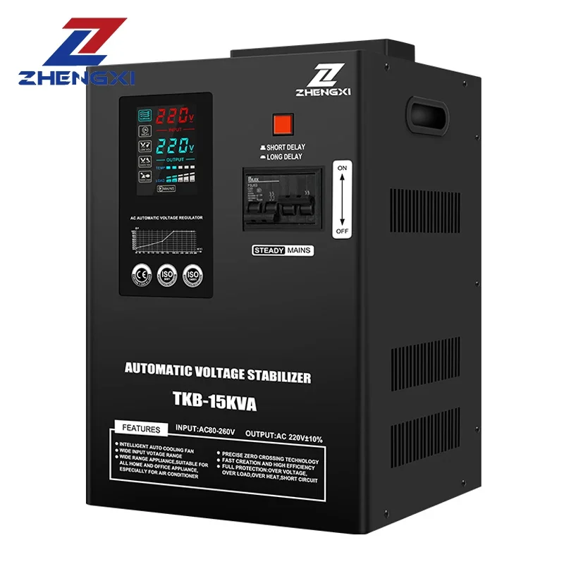 input 45V ultra low voltage stabilizer 15KVA 20KVA wall mounted home automatic voltage regulator 220V