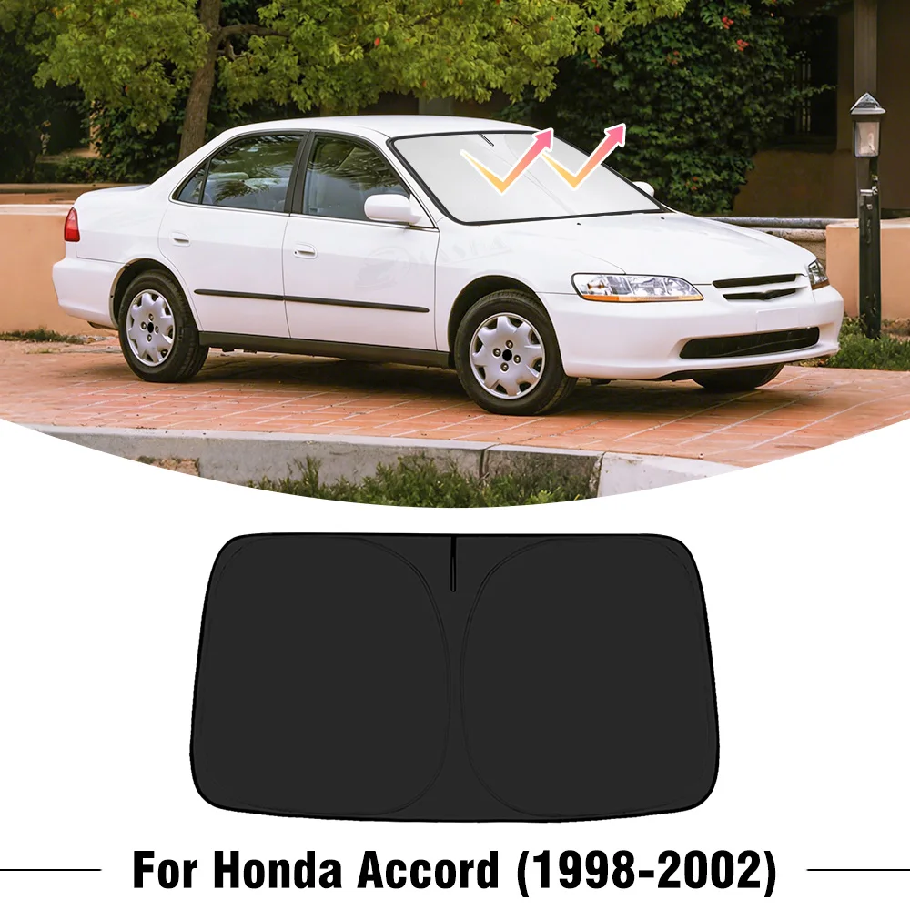 

For Honda Accord 1998 1999 2000 2001 2002 Car Windshield Sunshade Cover Front Window Sun Shade Visor UV Protection Accessories