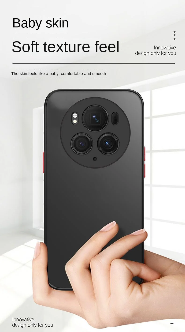 For Huawei Honor Magic 6 5 Pro Case Hard PC Transparent Matte Magnetic Protective Back Cover Case For Magic 5 6 Lite Phone Shell