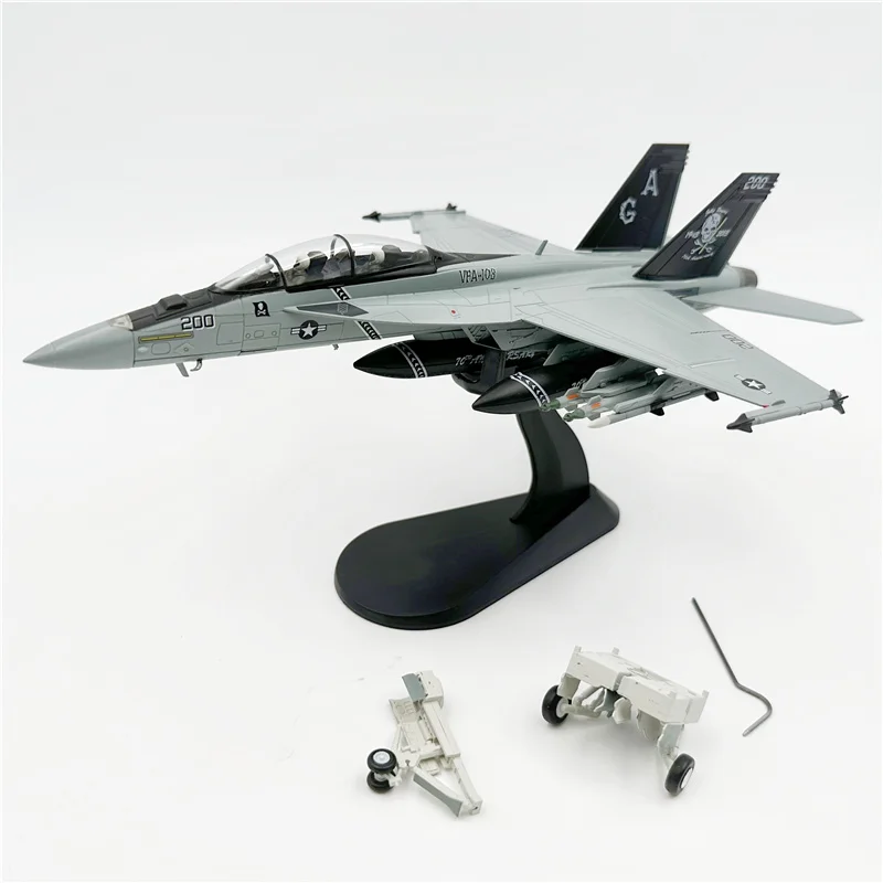 Wltk US Navy F/A-18 Super Hornet VFA-103 Jolly Rogers Fighter 1/72 Diecast Aircraft Jet Airplane Model