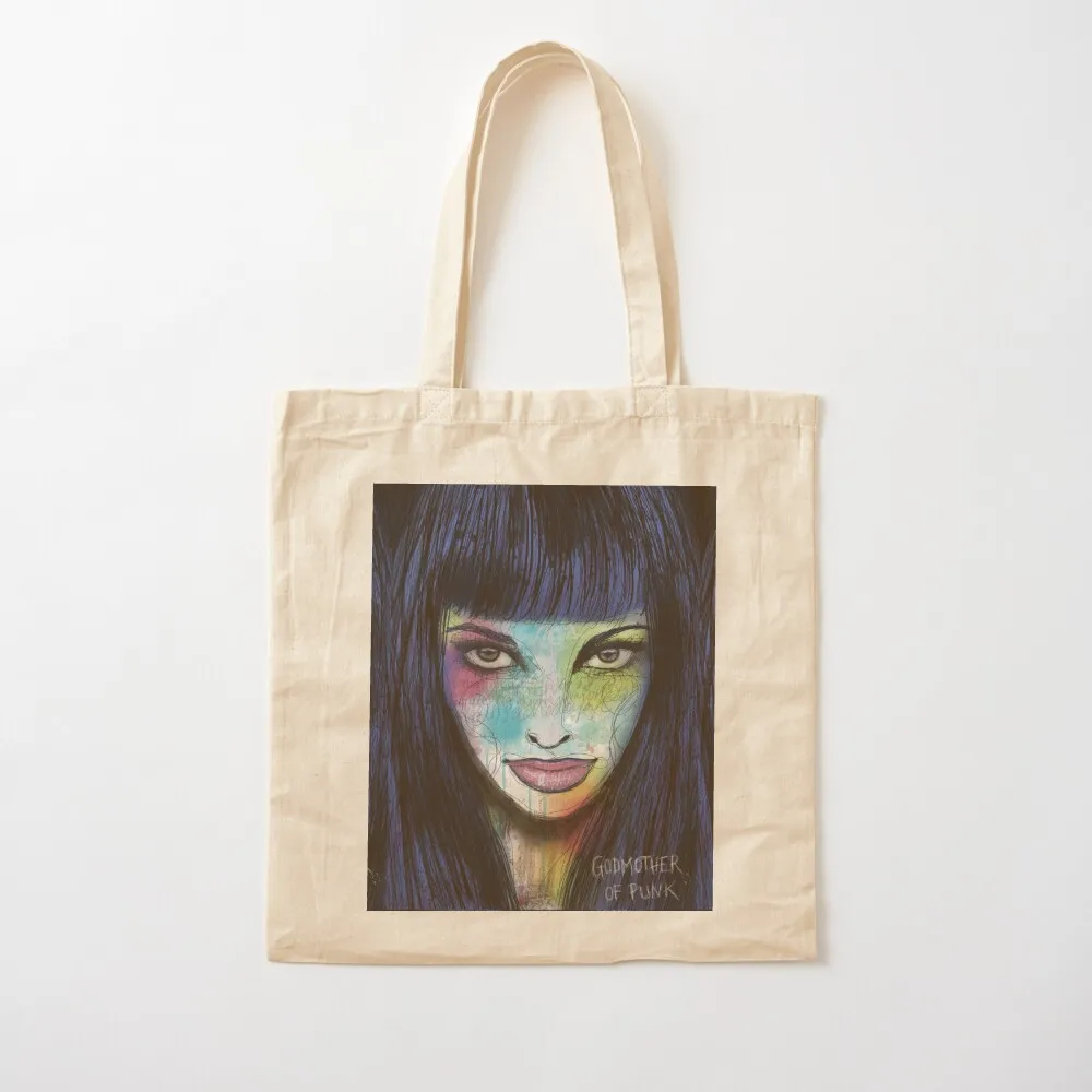 

The Godmother of Punk Tote Bag tote bag men's handbag Canvas Tote Bag