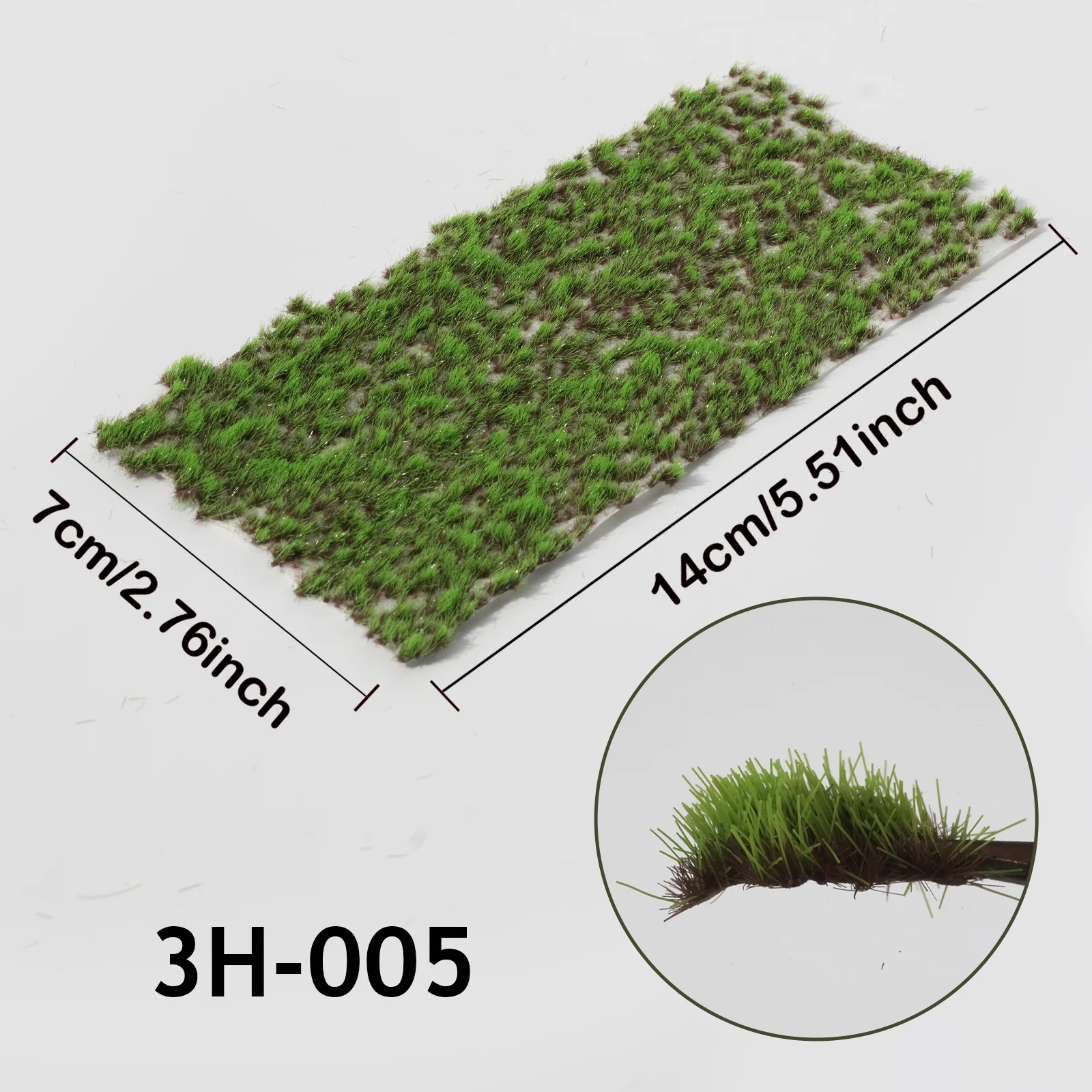 

3MM Static Grass Tuft Needle Model Simulation Grass Cluster Nest Plant DIY Sand Table Scene Railway Train Layout Diorama Kits 1P