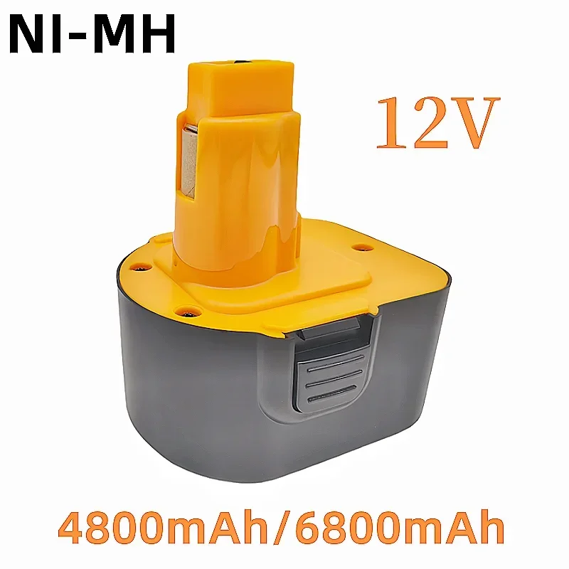 12V 4800mAh/6800mAh Ni-MH Rechargeable Battery DE9061 DE9062 DW9061 DW9062 DE9036 DW911 DW921 DW9614 DW05 Replacing the Battery