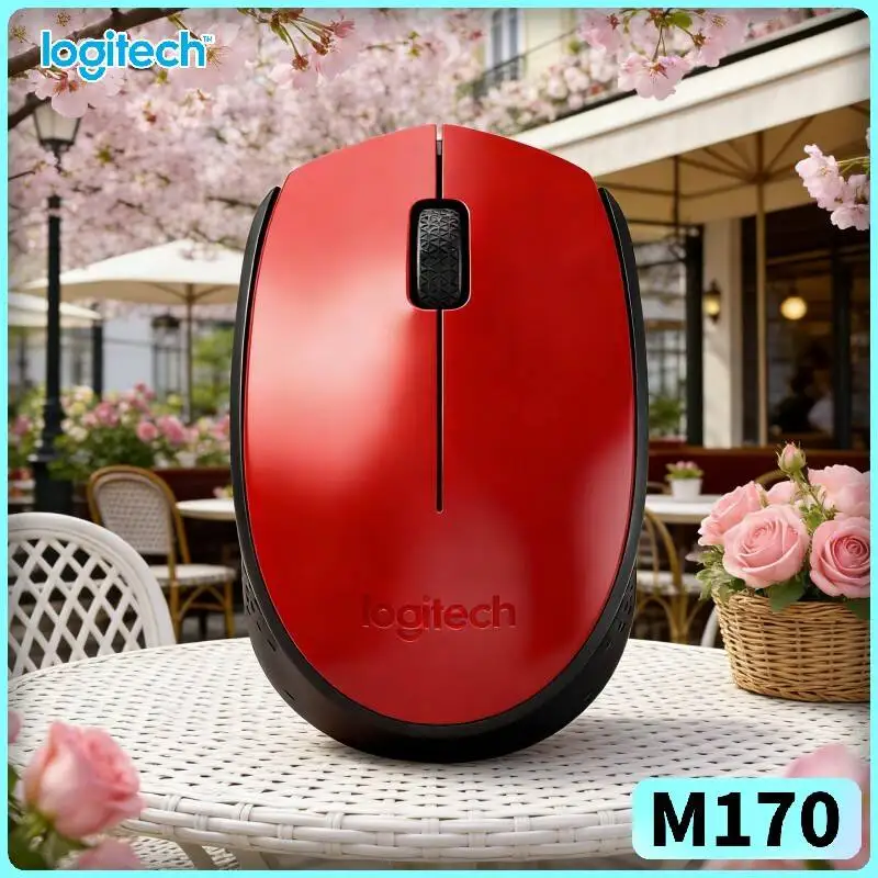 

Беспроводная оптическая мышь Logitech M170 с точным управлением, 2,4 ГГц, радиус действия 10 м, 12 месяцев автономной работы, для офиса, дома и игр