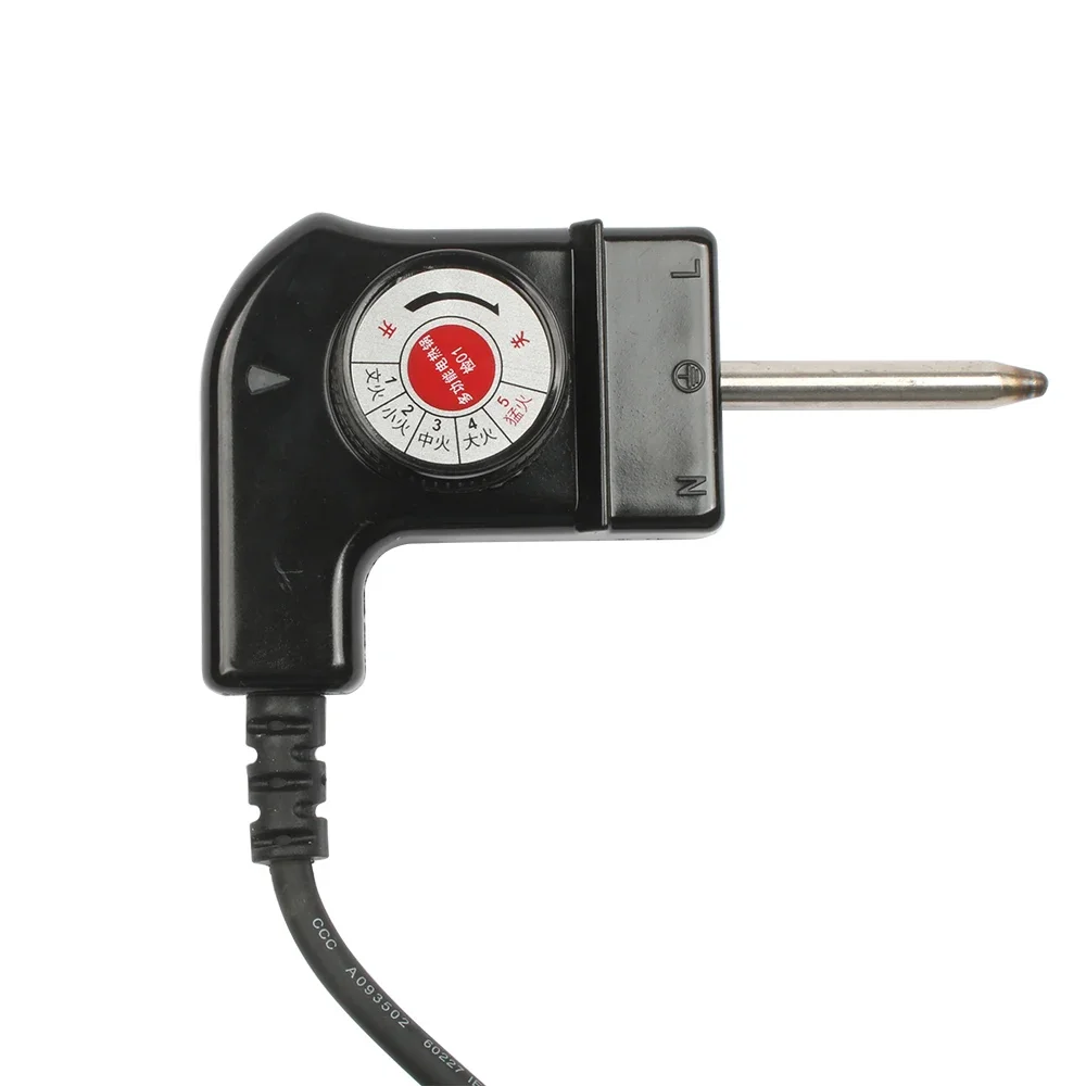 Power Cable/5 Gear Temperature Control Switch/Coupler Plug 3 In 1 2500W Hotpot Barbecue Machine Accessories 1.5M