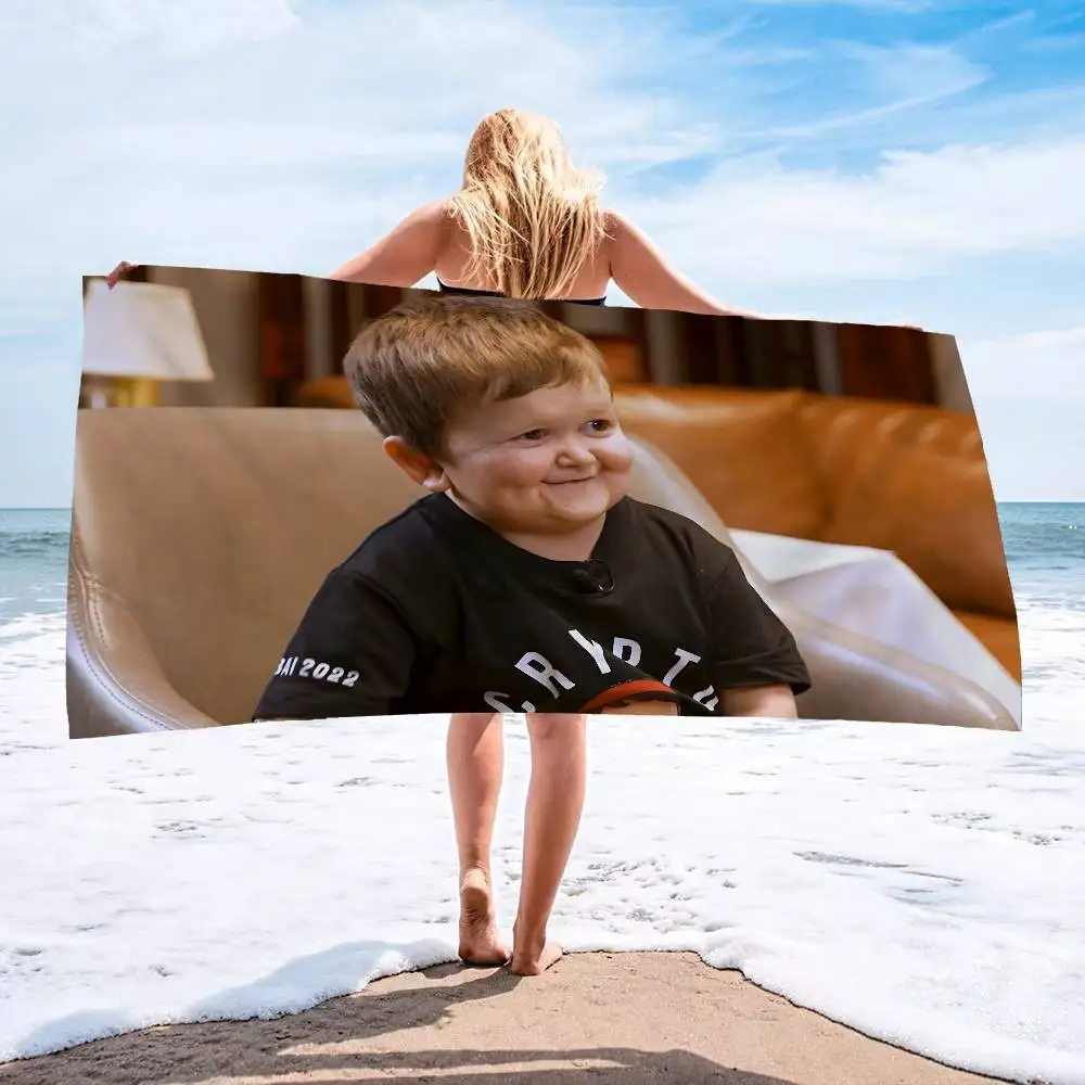 HasbullaS Hasbullah Smile Beach Towel Colorful Bath Towels for Girl Microfiber Quick Dry Custom Sand Free Beach Yoga Spa