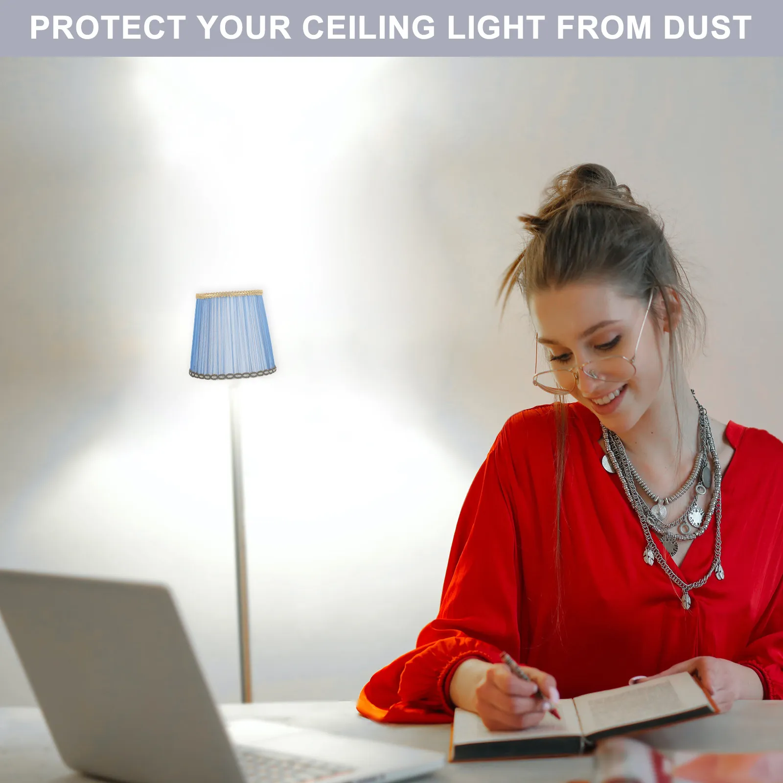 

Тканевые абажуры с цоколем E14 для гостиной, столовой, дома, отеля, декоративные рассеиватели света