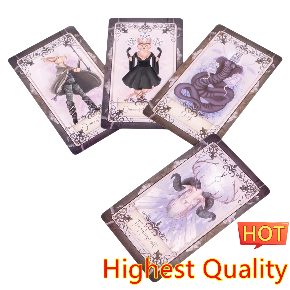 12X7cm Augury The Reigning Rouge Tarot Women Decks Boardgame Prediction Tarot Cards Oracle