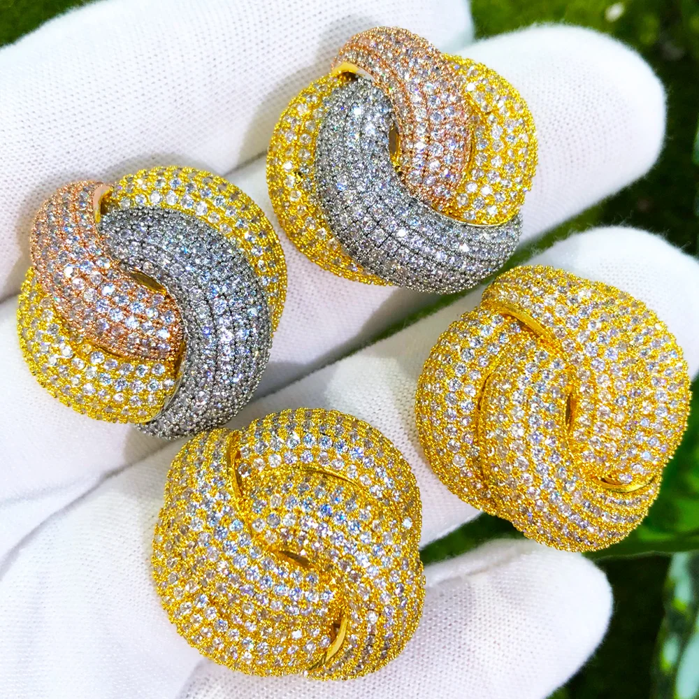 

Missvikki Luxury Gorgeous Shiny Earrings Shiny Cubic Zircon Drop Earring For Bridal Wedding Party Jewelry High Quality