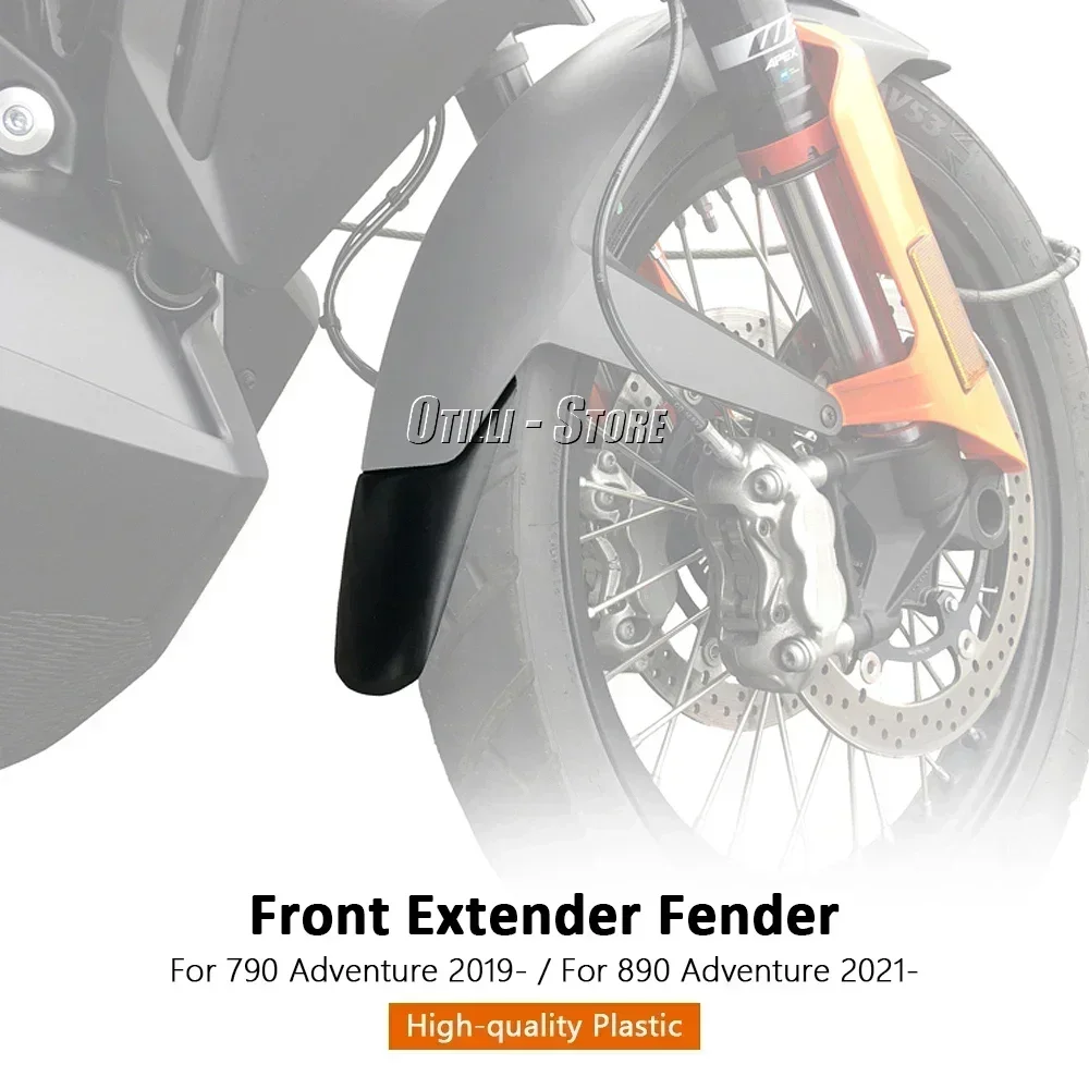 890 ADVENTURE ADV 2021- New Motorcycle Mudguards Front Fender Splash Guard Extension For 790 Adventure Adv 2019-