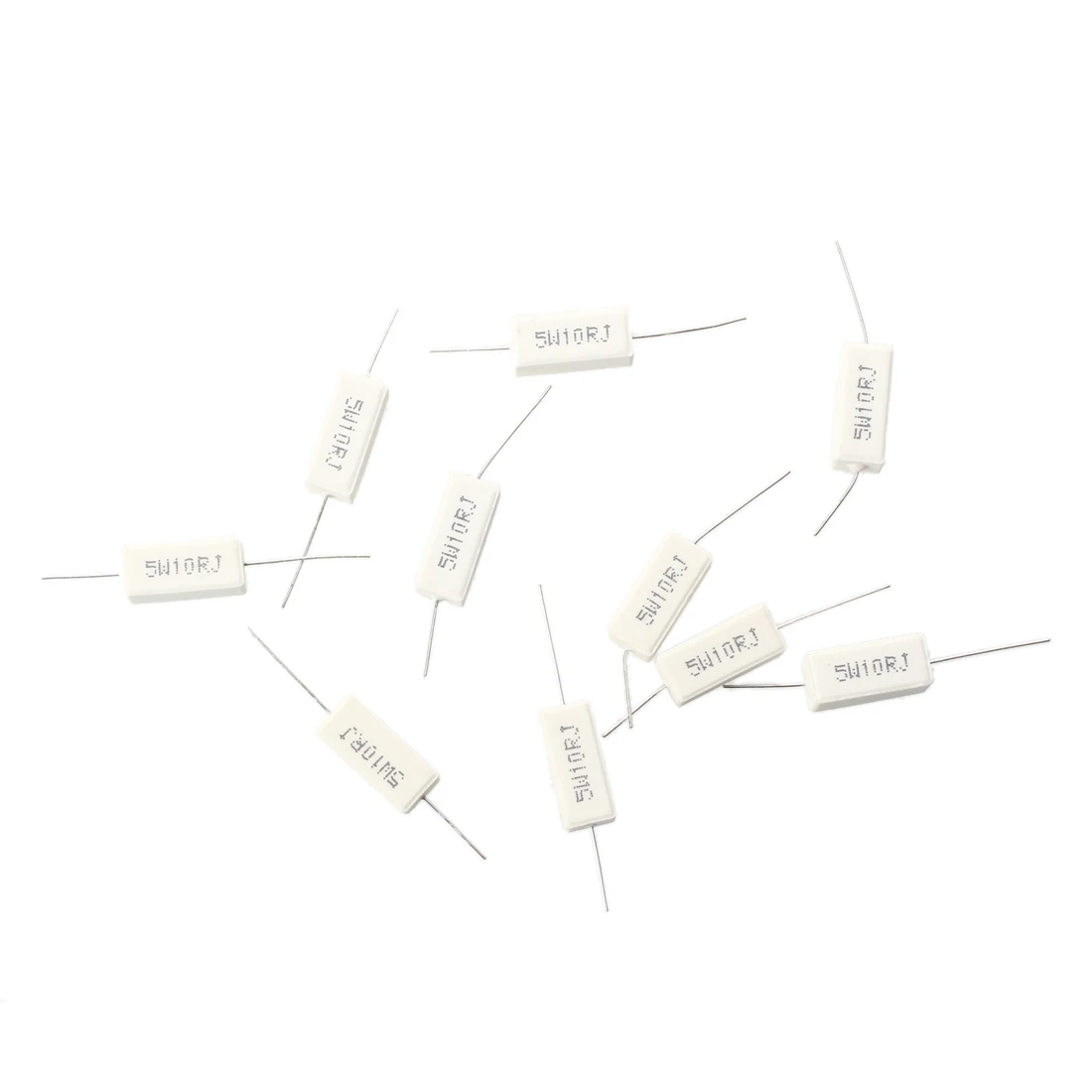 10 PCS 5W 10 ohm Ceramic Load Resistors