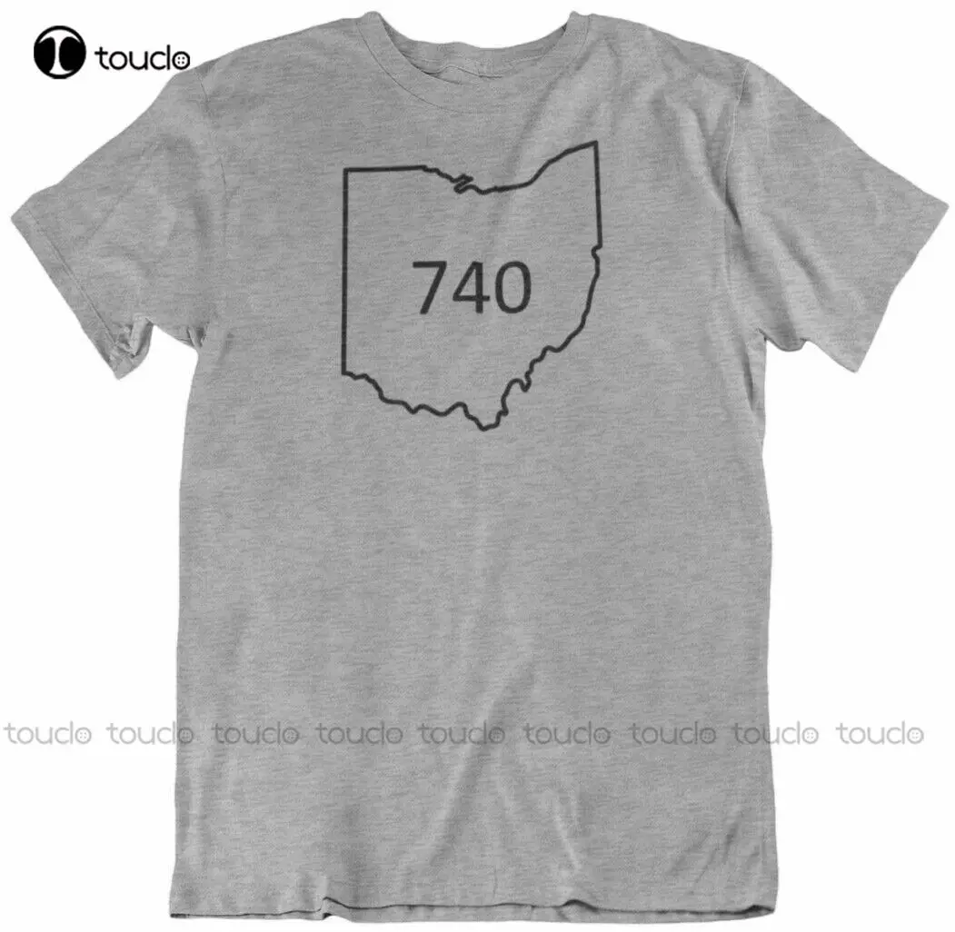 Ohio 740 Area Code T-Shirt Joe Burrow Draft Tee Athens Cincinnati Womens Crewneck Tshirt Fashion Tshirt Summer New Popular