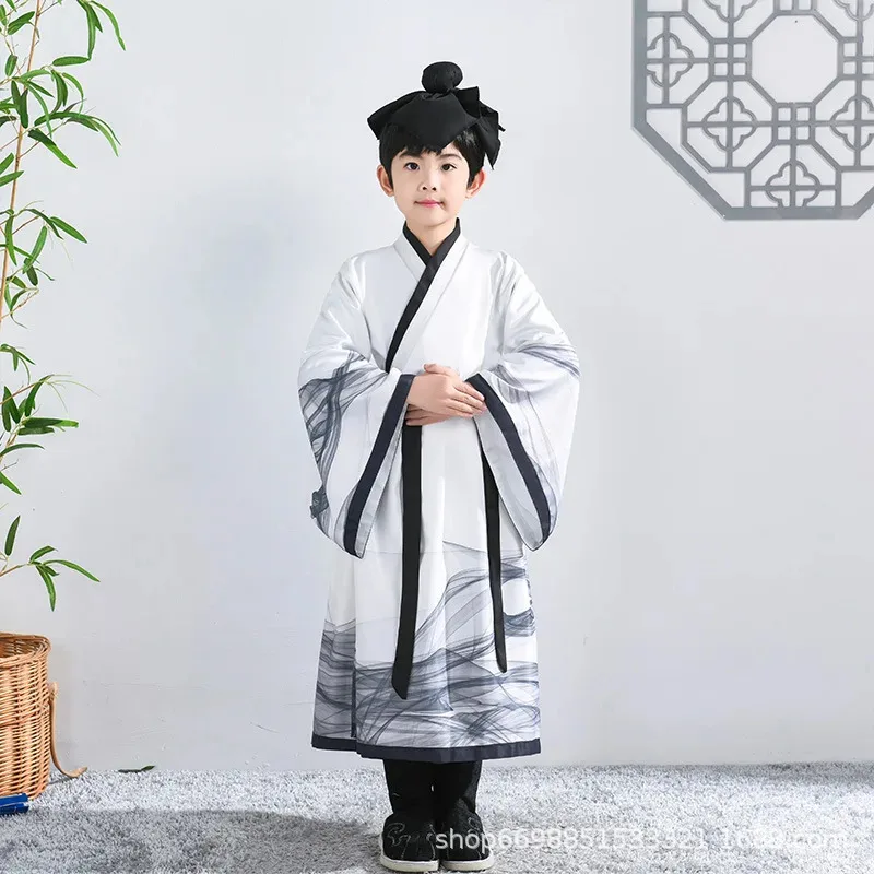 Детская древняя одежда, Ханфу, традиционная китайская школьная одежда, книги для учащихся начальной школы, китайский стиль,