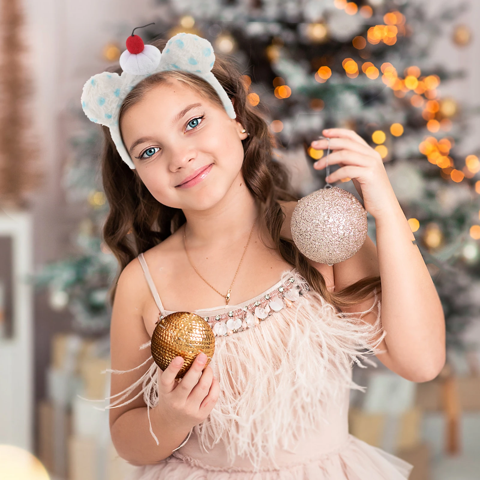 

Cherry Hairband Animal Accessories Bear Costume Christmas Headpiece Headbands Cute Creative Cartoon Makeup Headgear Bears