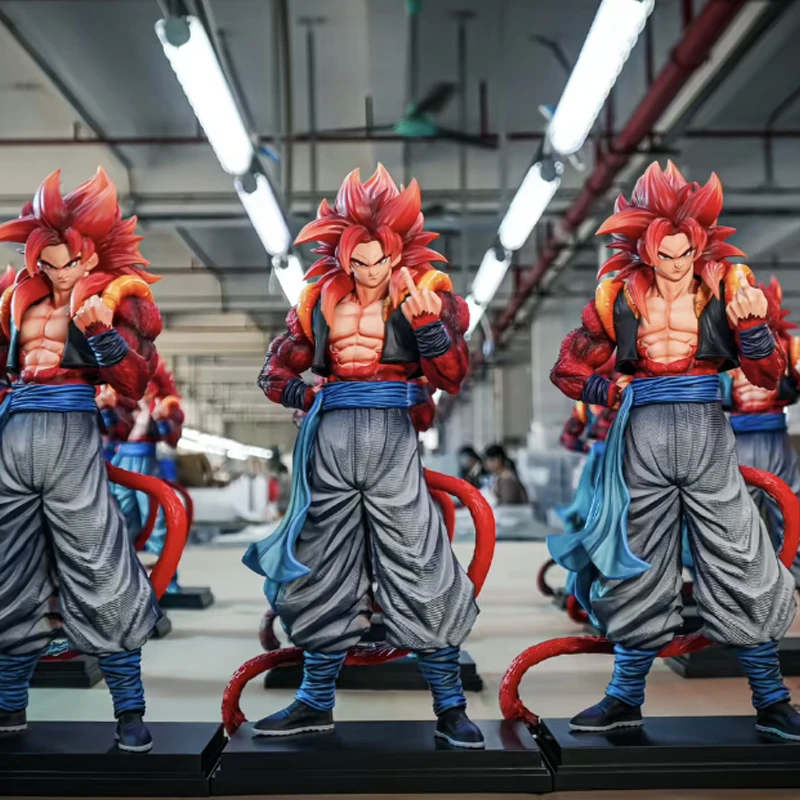 

Ys Dragon Ball Gogeta Anime Figure Super Saiyan 4 Gogeta Action Figurine No Base Statue Pvc Collection Model Toy Birthday Gift