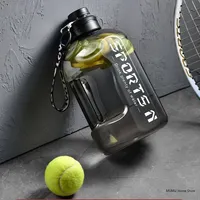 1L UP To 5L Large Capacity Bicycle Water Bottle Fitness BPA FREE Scale Drink Bottle for Men Gym Cycling Camping Water Bottle Cup