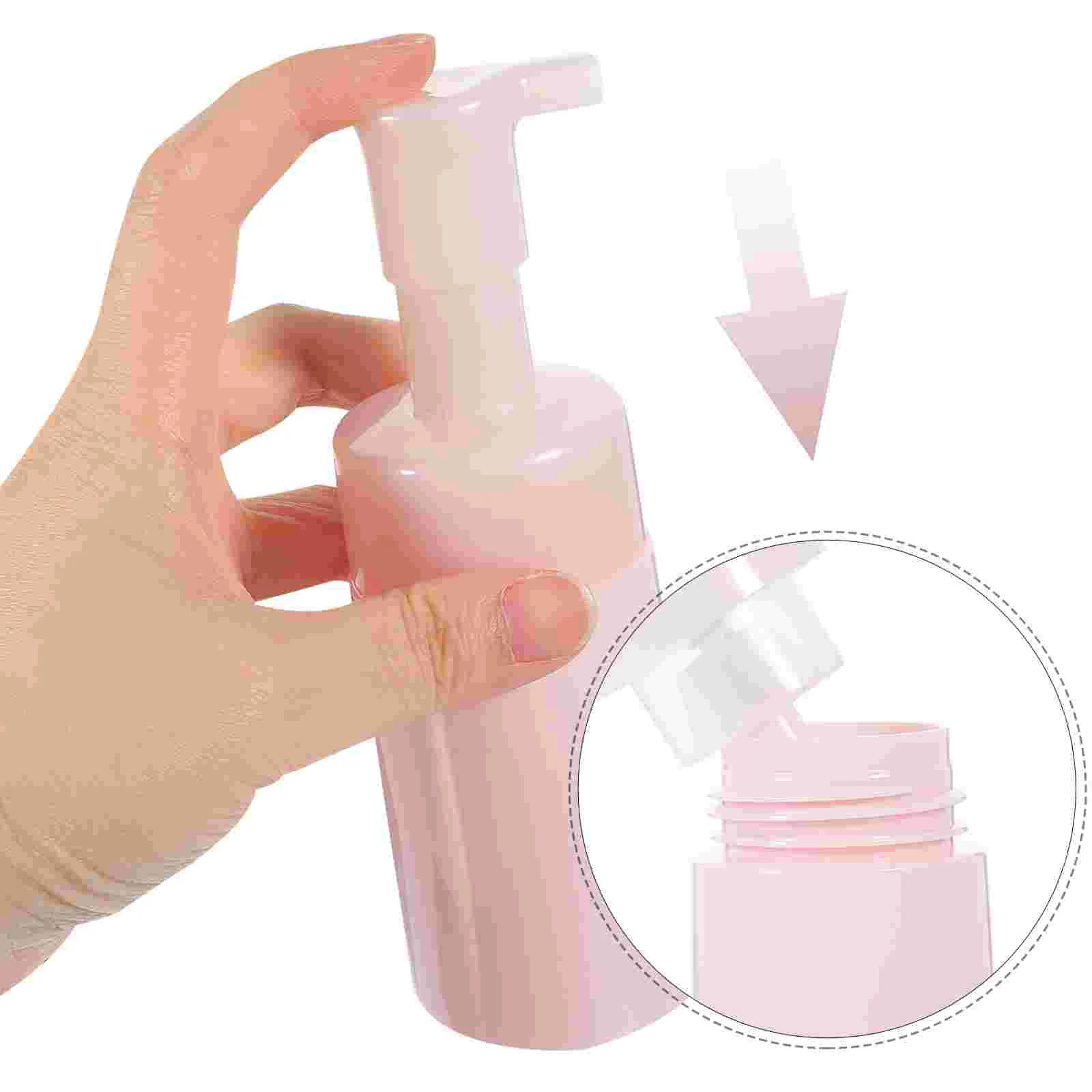 Dispenser di schiuma con pompa per bottiglie da 2 pezzi, schiuma di sapone schiumogeno, bottiglie di shampoo da viaggio ricaricabili con