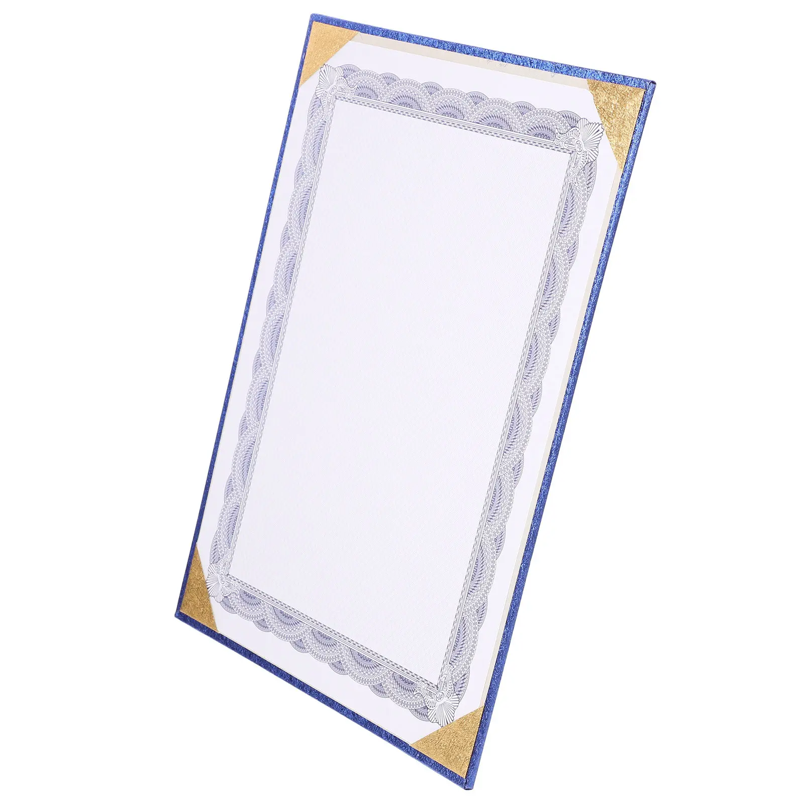 

1 Sheet Elegant Blank Certificate Paper Thick 120Gsm Diploma Liner for Printable Awards Diplomas Business Gift Certificates