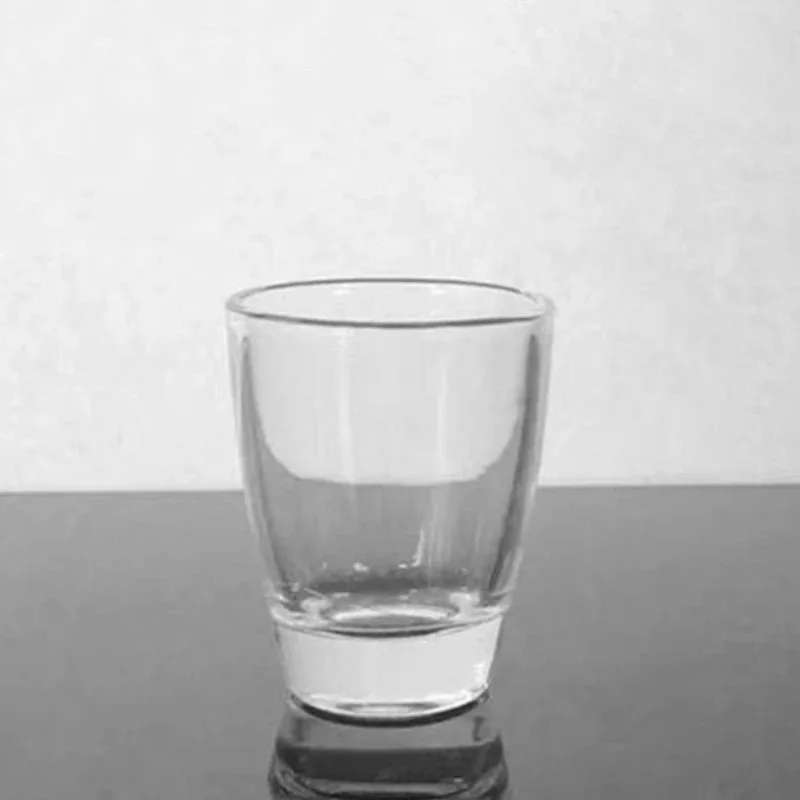 

TOPLIVING 35ml Creative Vintage Style Bullet Cup Bar Transparent Thick Bottom Small Wine Glass Available Family Party Vodka Baij