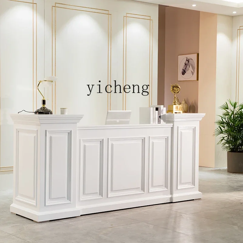 ZF Simple and Light Luxury Bar Counter Beauty Salon Pavilion of Regimen Reception Desk Training Cashier