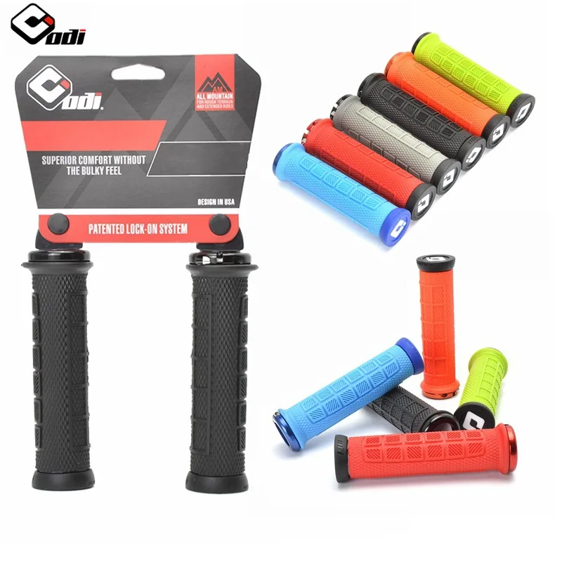 Cross-Border WholesaleODISilicone Handlebar Grips Mountain Folding Bicycle Lock Dead Non-Slip Grip off-Road Vehicle Handle Cover