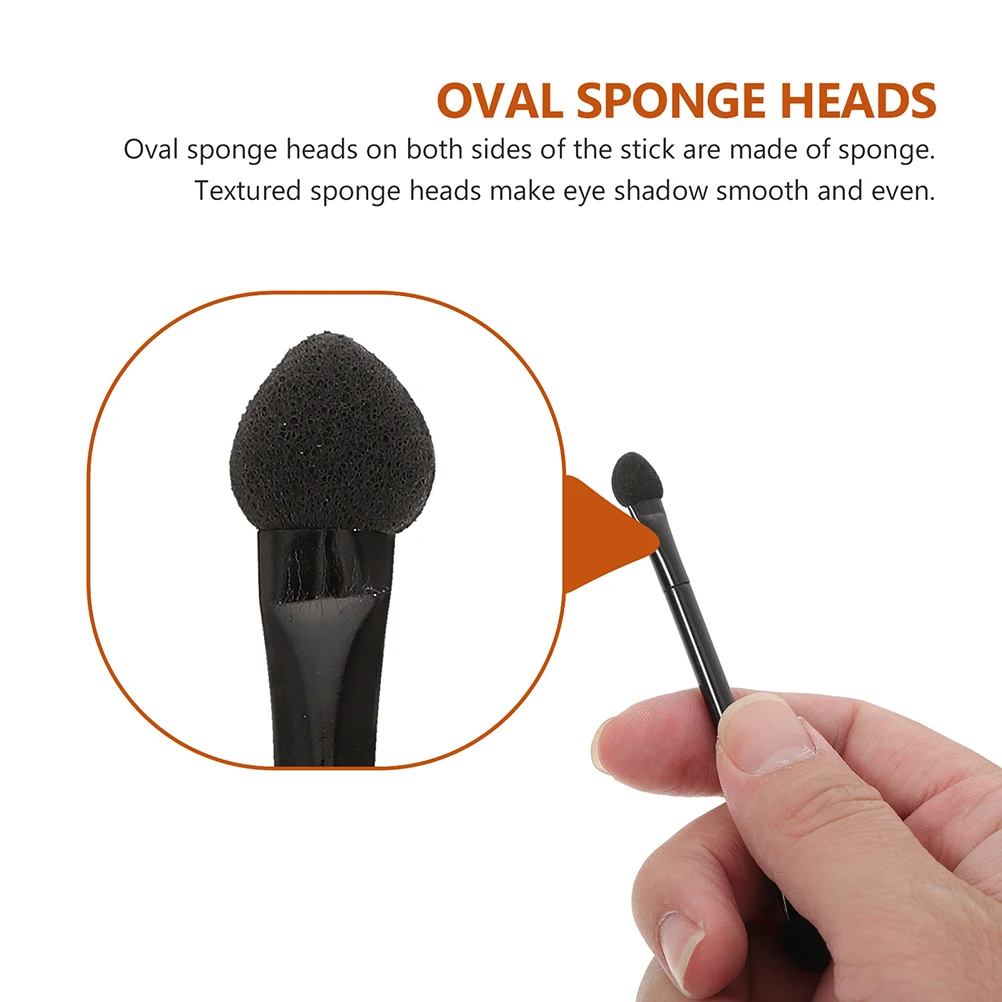 25 ชิ้น Dual Ended อายแชโดว์ทุกวันแปรงแต่งหน้าสาวเครื่องมือ Applicators ตาสีผสมขนแปรงนุ่ม